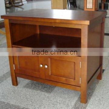 wooden antique TV stand