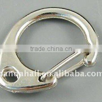 Alloy Key Chain Findings, Handbag Chain, Platinum Color(E340)