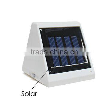 Super Bright 4LED Solar Rechargeable Sensor Light photo-2