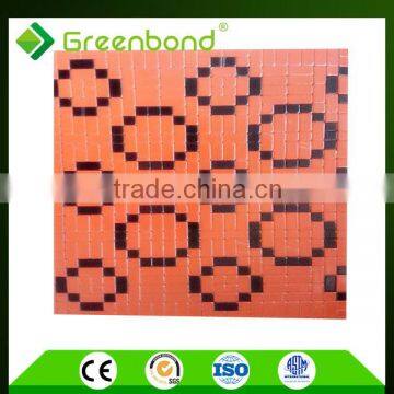 Greenbond aluminum composite panel acp with printing design available