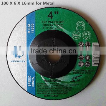 Resin Bonded Reinforced Abrasive Cutting Wheel Grinding Wheel for Stainless steel, Metal