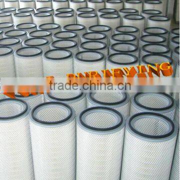 Dust collector air filter cartridge for sand blasting