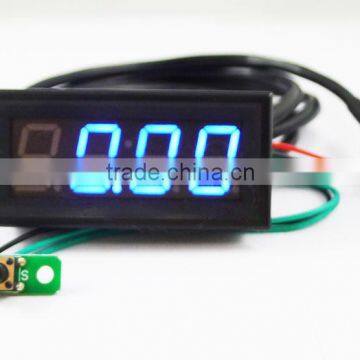 0.56" Blue LED Multifunction Panel Meter Time/Voltage/Temp Monitoring Meter