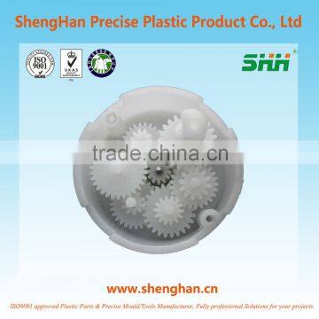 OEM plastic injection molding ABS, PC, PE, PP, Nylon for plastic gear with ISO certificate made in China