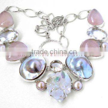 925 Silver Jewelry With Precious And Semiprecious Stones
