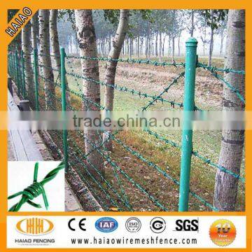 Wholesale high quality PVC coated and plastic barbed wire