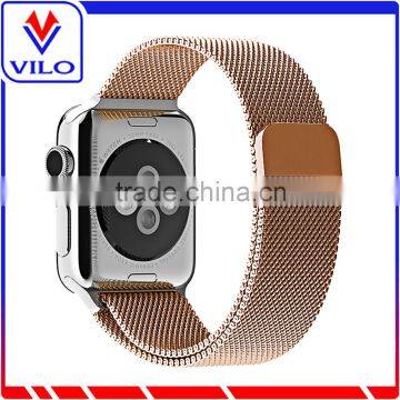 Stainless steel Milanese loop watch strap Magnetic Milanese watch band for apple watch