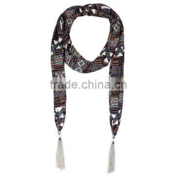 Top Sale Funny Tetris Printing Scarf, Crumpled Scarf photo-3