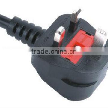 UK standard BS approval english power cord