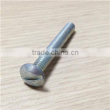 slotted cheese head screws zinc plated