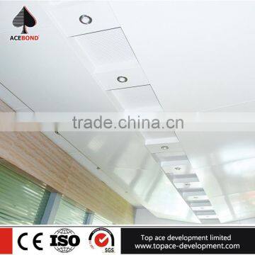 Aluminum Products PE spray coating aluminum wall panel apply to indoor shaped ceiling