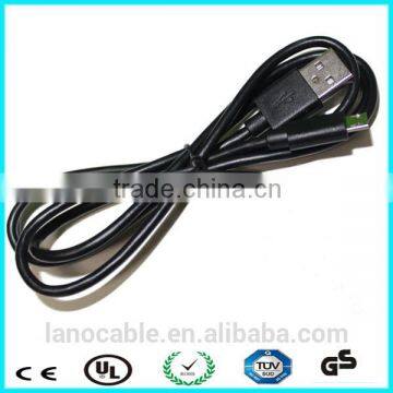 20cm Black 24awg y Charger Cable
