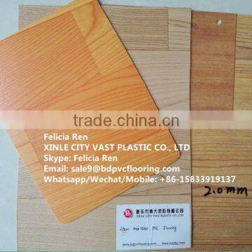 Top Grade PVC Roll Flooring Vinyl Floor