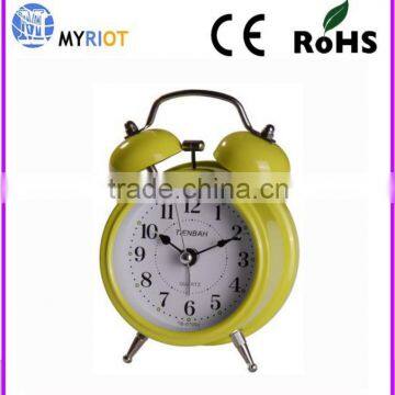 Quartz Type and Metal Material Alarm Clock