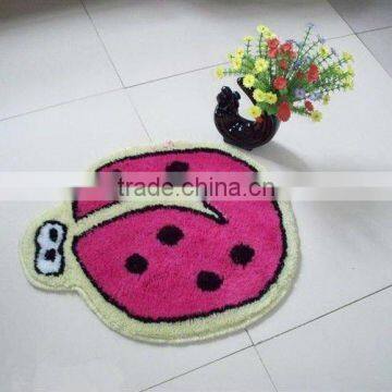 Microfibre decorative bedroom floor mats