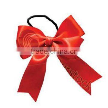 pre tied ribbon bow with elastic loop