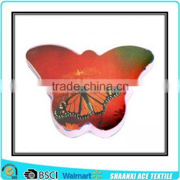 Print Card Shrink Maigc Hand Towel Compressed Towel in Butterfly Shape Cotton Butterfly Hand Towel photo-2