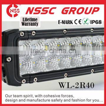 Super Quality High Intensity Ip67 40 Inch 240w Wholesale Car Curved Led Light Bar Headlight for Jeep Wrangler Hi/lo Beam IP68