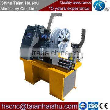 calender rimming machine HS-RSM595 alloy wheel straighten machine special lathe for car or truck