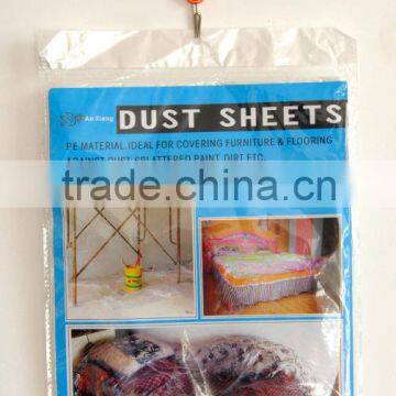 Manufacture polythene plastic(PE) decorating dust sheets