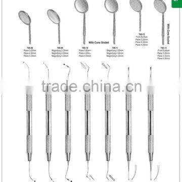 Dental Instruments Dental Mirrors Front Surface Cone Socket