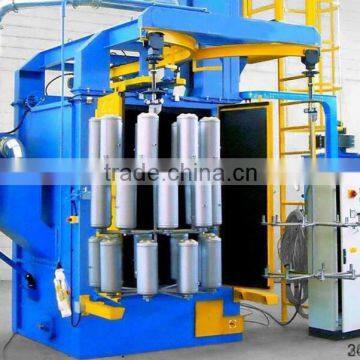 automatic double hanger shot blasting equipment