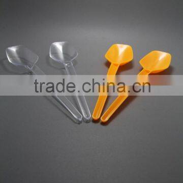 Hot sale disposable colorful tableware set plastic spoon ,ice cream spoon