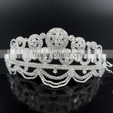 New arrival rhinestone wedding bridal crown for charm Girls