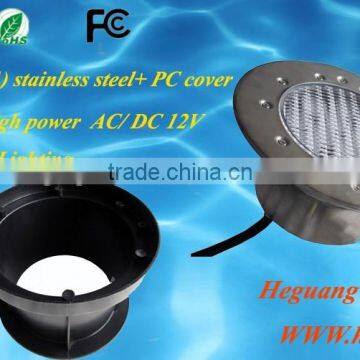 9w recessed ip68 led rgb swimming pool underwater light 12v