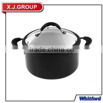 24CM Aluminum Non-stick Saucepot with glass lid XJ-12606