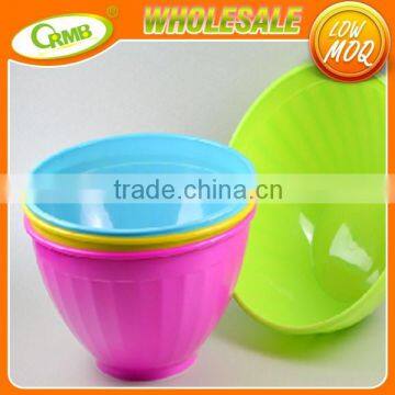 Vegetables Eco-Friendly Food Grade Kitchen Cooking Tools Plastic Pots Of Ice Cream Bowls Fruit Salad Bowl