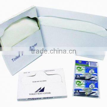 China Wholesale Bathrooms Soft Disposable Paper Piece Toilet Seat Covers