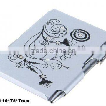 Aluminum notepad with pen Promotion