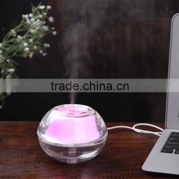China Factory Wholesale Mini USB Mist Humidifier with Lighting
