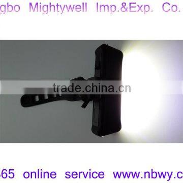 USB Rechargeable Bicycle Safety COB Light photo-4