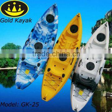 fishing kayak with 4 flush rod holder