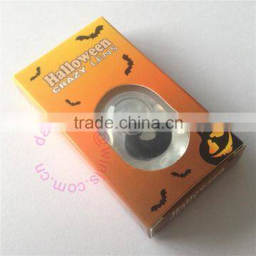 Black Out solid color contact lens wholesale korean halloween crazy colored contact lenses