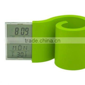 Office Digital Clock With Brush Pot photo-2