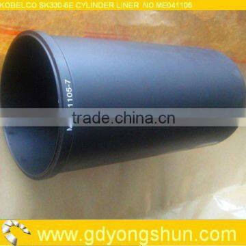 MITSUBISHI 6D16 CYLINDER LINER ,KOBELCO EXCAVATOR ENGINE SPARE PART