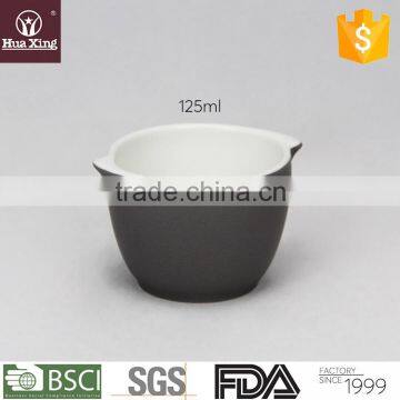 H11269 new product grey and white glazed porcelain bulk tea cups