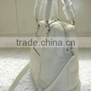 Women Leather Decorate Women Leather Tote Bag Oversize Purse Tote Weekender Bag photo-5