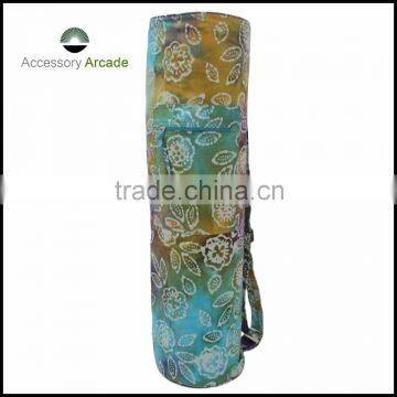 Cotton Yoga Mat Bag Batik Printed photo-2