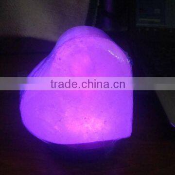 USB Salt Lamp Heart Shape