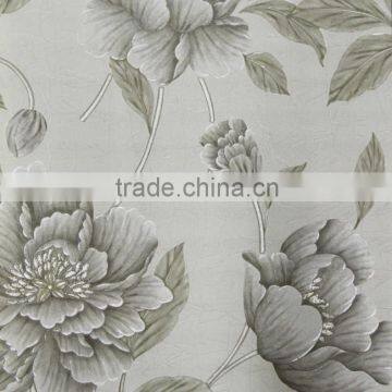 3D wallpaper 2014 new design pvc deep embossed high quality modern style BU06807