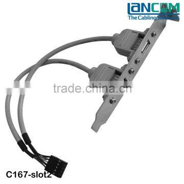 Factory best price Slot USB Port 4 to 5Pin Length 35cm