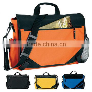 polyester shoulder custom laptop messenger bag