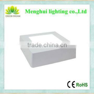 Home decorative 12w square surface mounted led panel light CE/RoHs approved