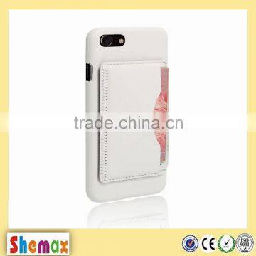 2016 online shopping wholesale kickstand leather cover case for iPhone 7