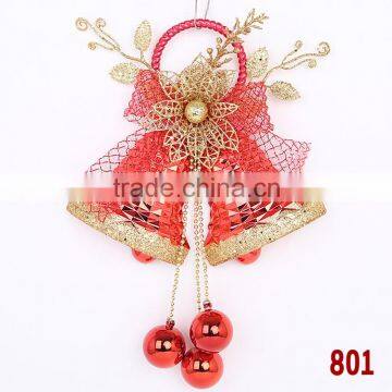 Wholesale prices red bells christmas decorations ideas Yiwu production in many style