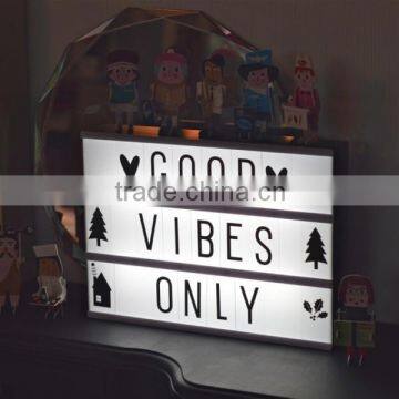 CINEMA LIGHT BOX - DIY Letter Light box-Night light-Wedding Venue Lights-Party Lights